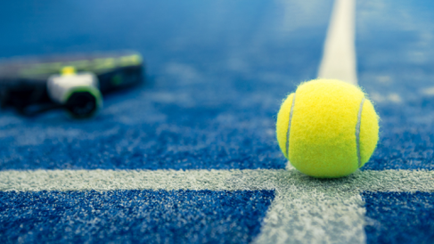 Padel Racket and Ball