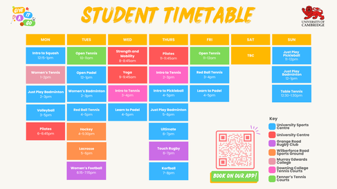 Michaelmas GIAG timetable 26