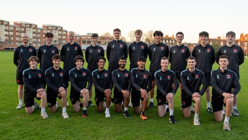 The Men's Blues at Fenner's, prior to a Tour of India in March 2026 (photo: Nordin Catic)