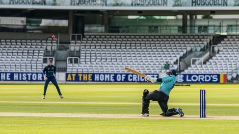 The University Match in T20 format at Lord's Cricket Ground, 2024 (photo: Dik Ng)