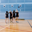 Badminton players
