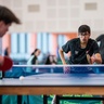 Racketlon student competing